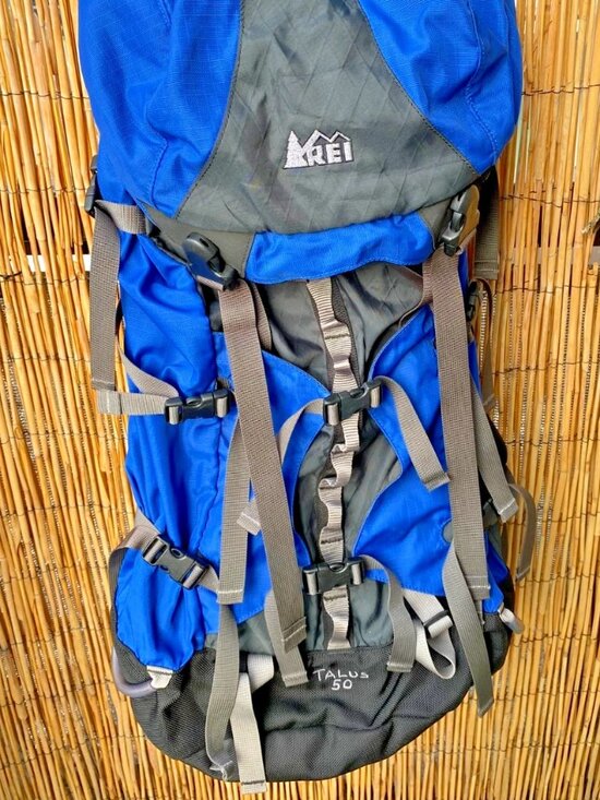 REI Other - REI Talus 50L Hiking Backpack Blue Black Gorpcore Retro Technical Pack